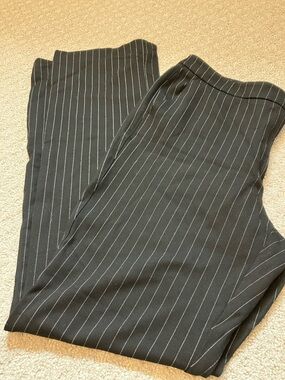 White House Black Market Black Pinstripe Pants